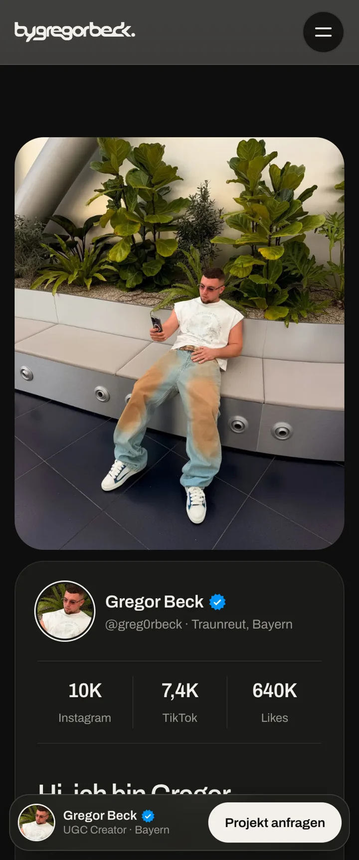 bygregorbeck.com, Über mich