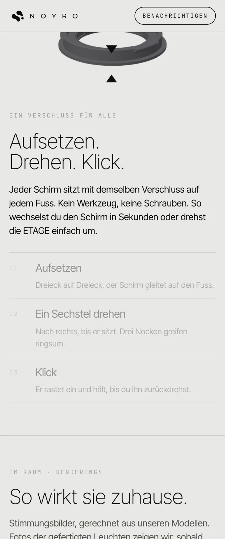 NOYRO, Verschluss erklärt