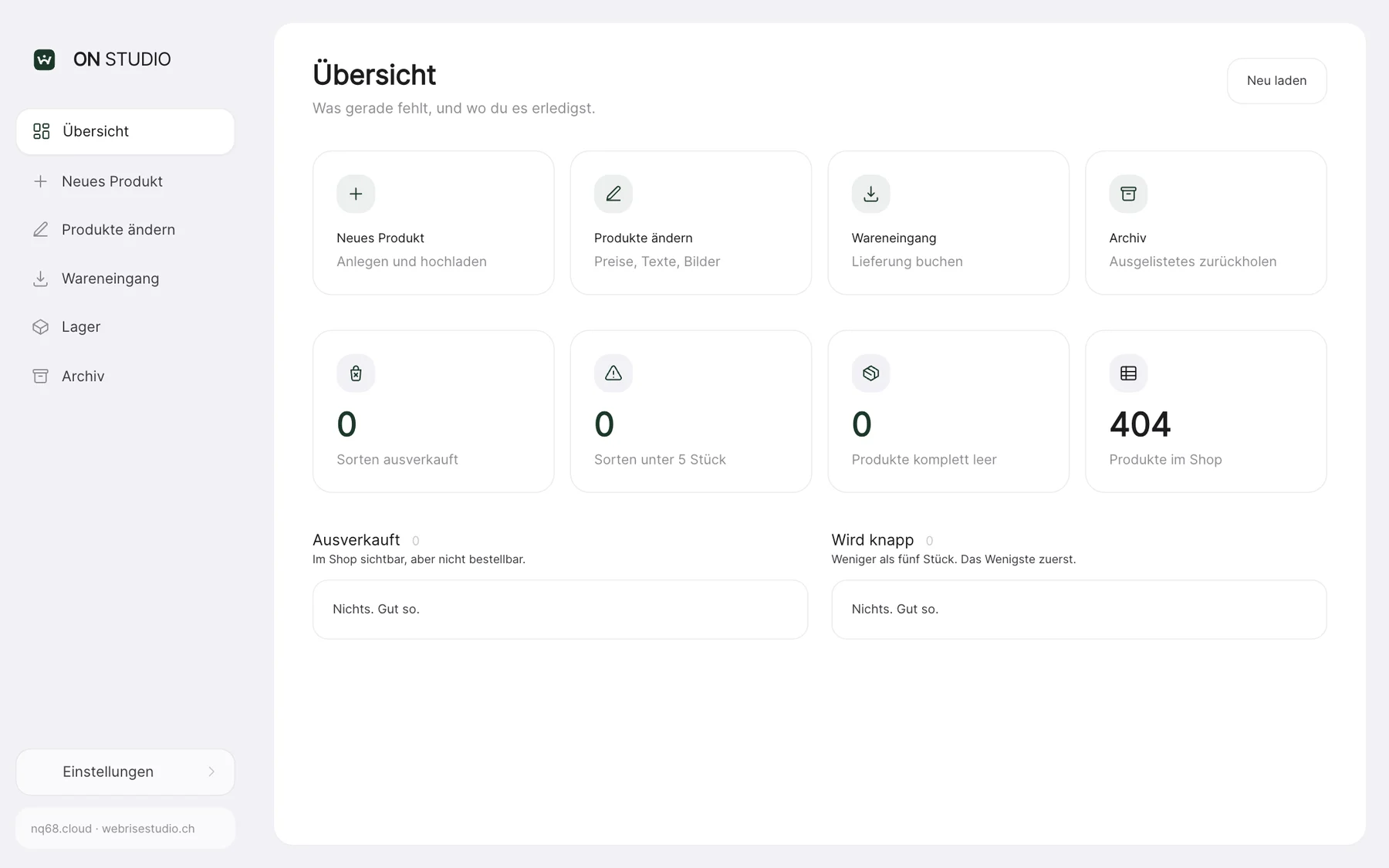 on.studio, Übersicht